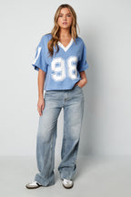 Sport Number V-Neck T-Shirt Eloise Closet
