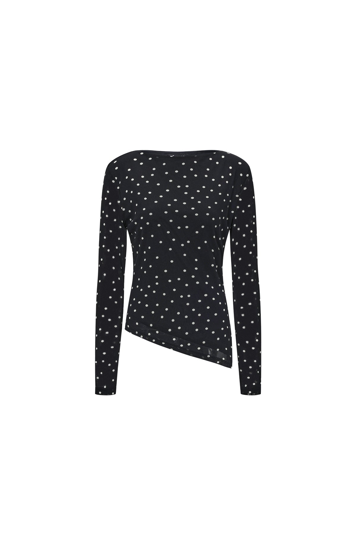 Dotted Long Sleeve Top Eloise Closet