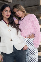 Sheer Mesh Longsleeve Top