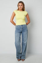 Soft Knit Basic T-Shirt Color Eloise Closet Spring/Summer
