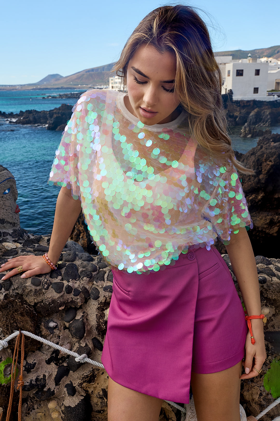 Festive Sequin Top Eloise Closet