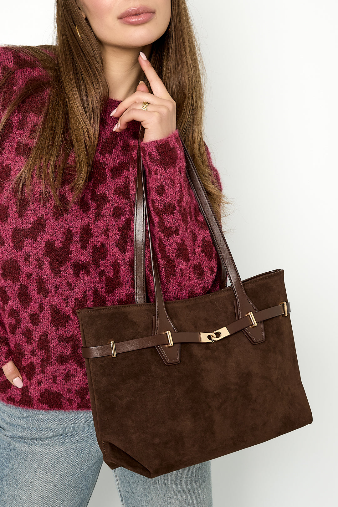 Soft Suede Tote Bag Eloise Closet