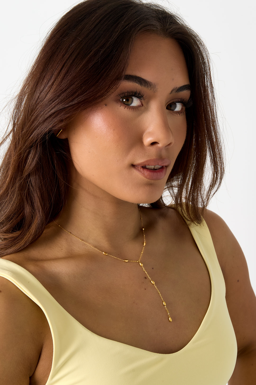 Y-Line Stone Necklace Eloise Closet Jewelry