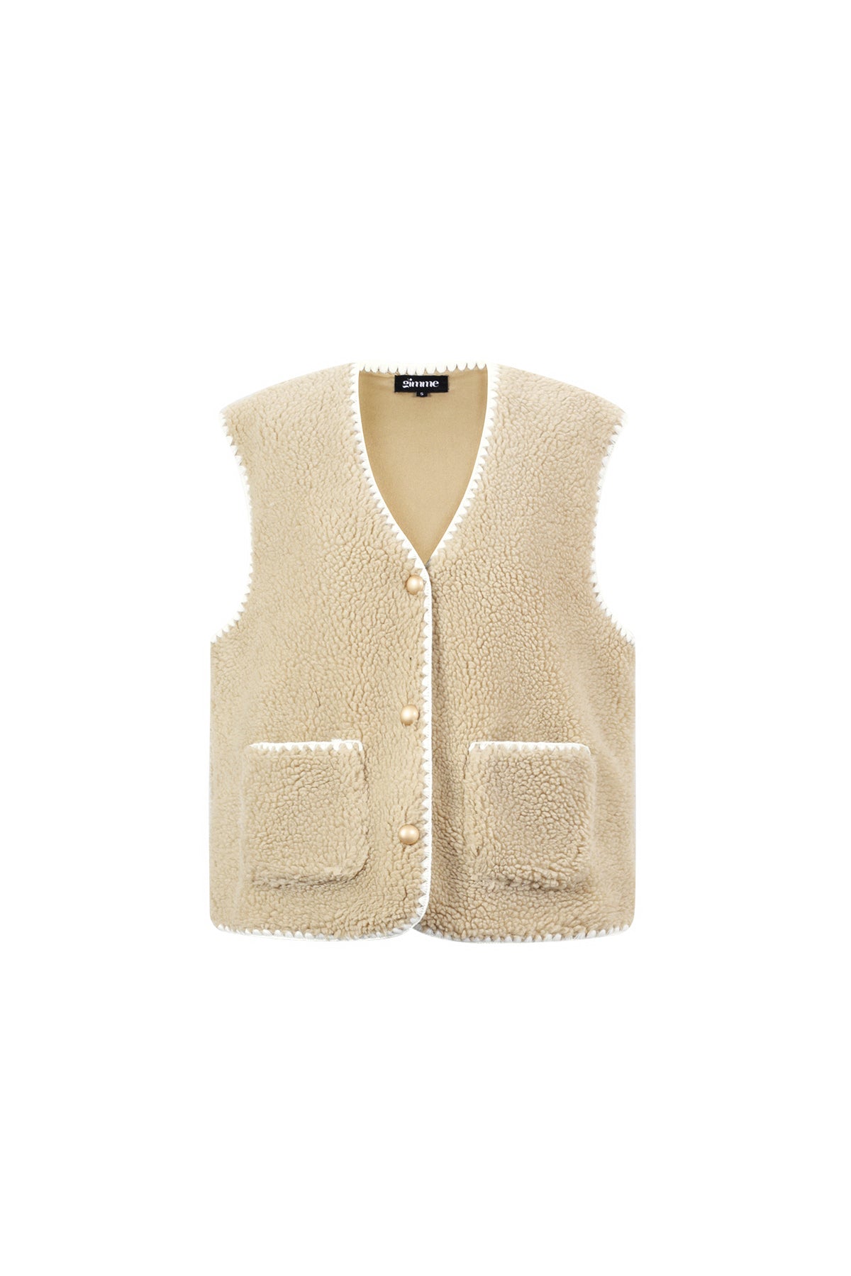 Soft Contrast Gilet Eloise Closet