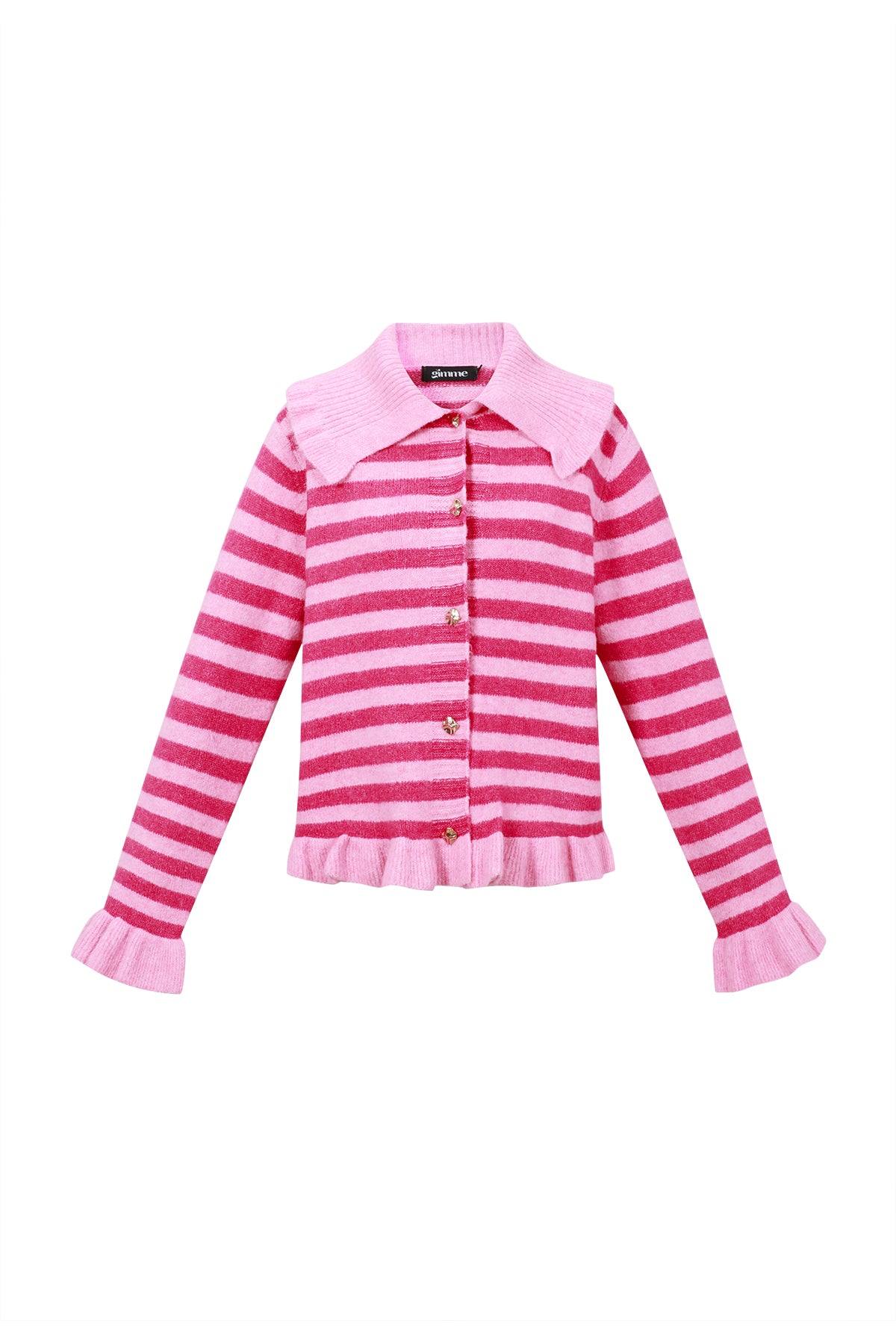 Eloise Closet Striped Knit Cardigan