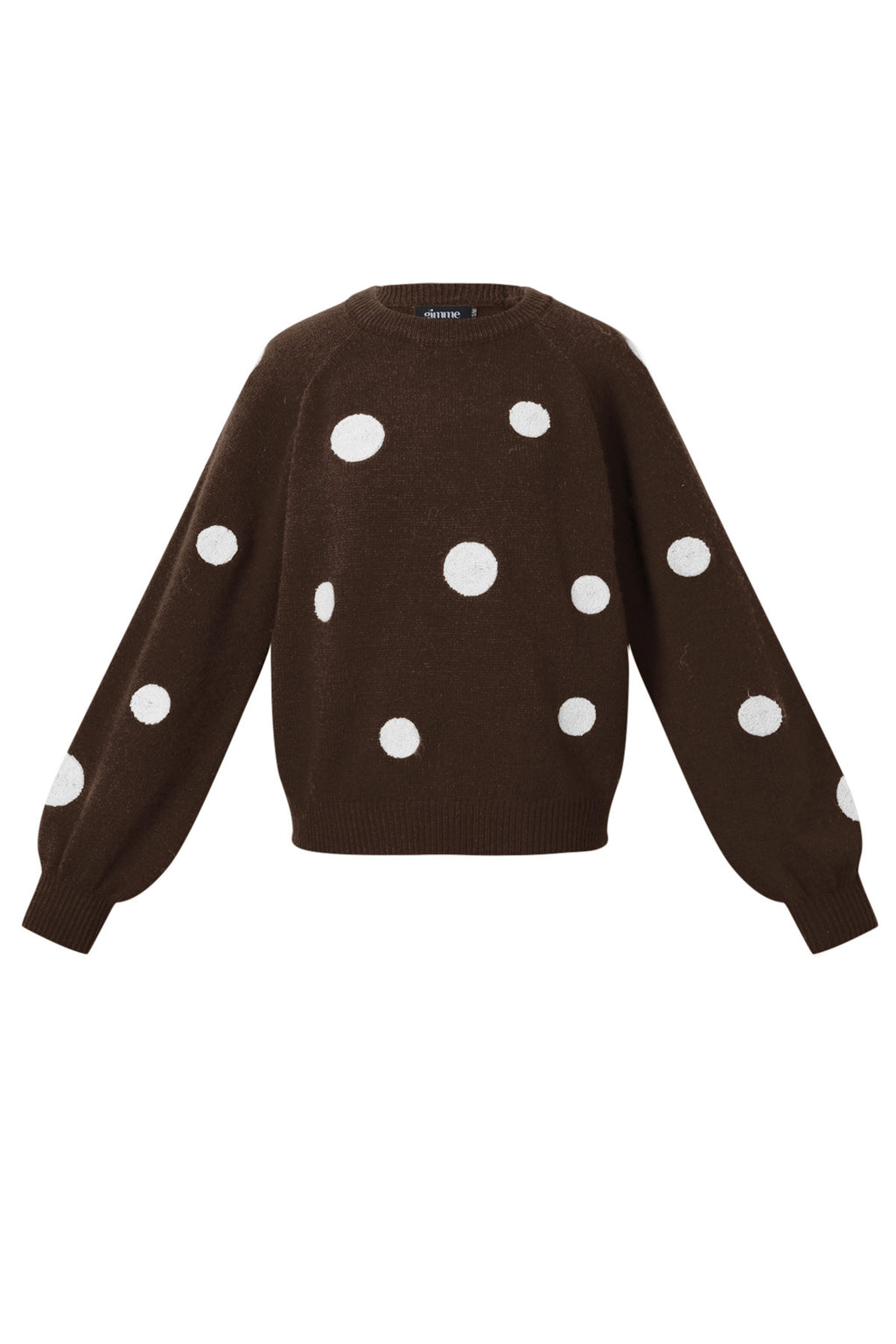 Playful Dot Knit Sweater Eloise Closet