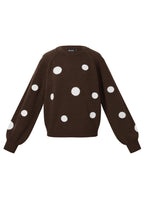 Playful Dot Knit Sweater Eloise Closet