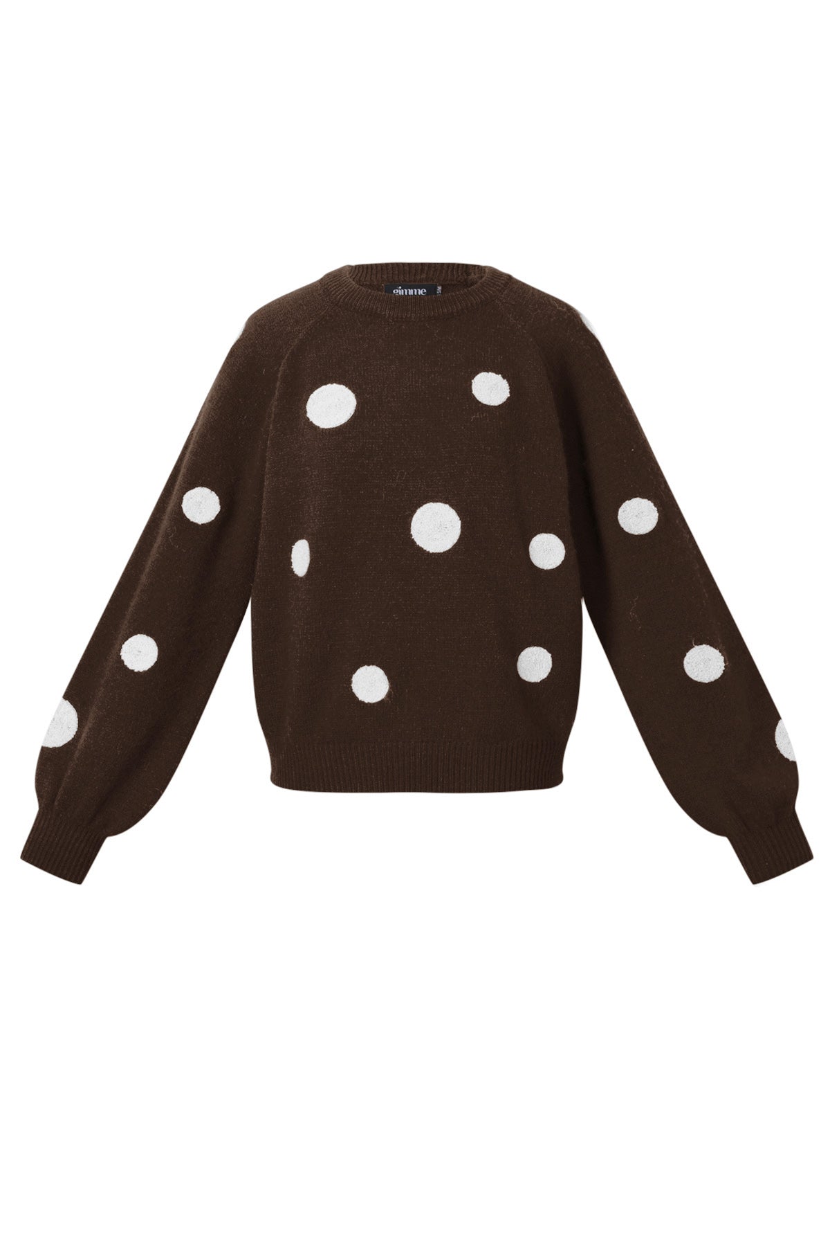 Playful Dot Knit Sweater Eloise Closet