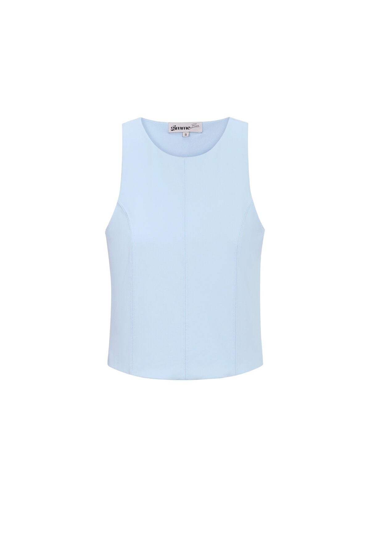 Seam Detail Sleeveless Summer Top Eloise Closet