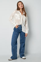 Eloise Closet Essential Silk-Touch Blouse – Elegant Fluidity