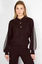 Sport Stripe Knit Sweater Eloise Closet