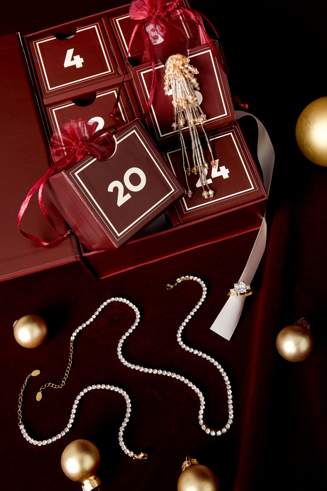 Christmas advent calendars Rectangle Simple Stainless Steel Christmas