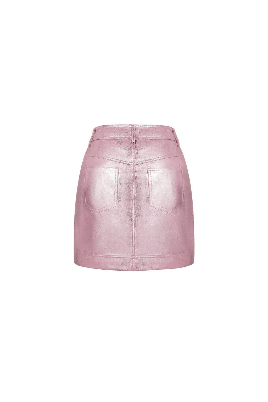 Eloise Closet Glossy PU Mini Skirt  Spring/Summer