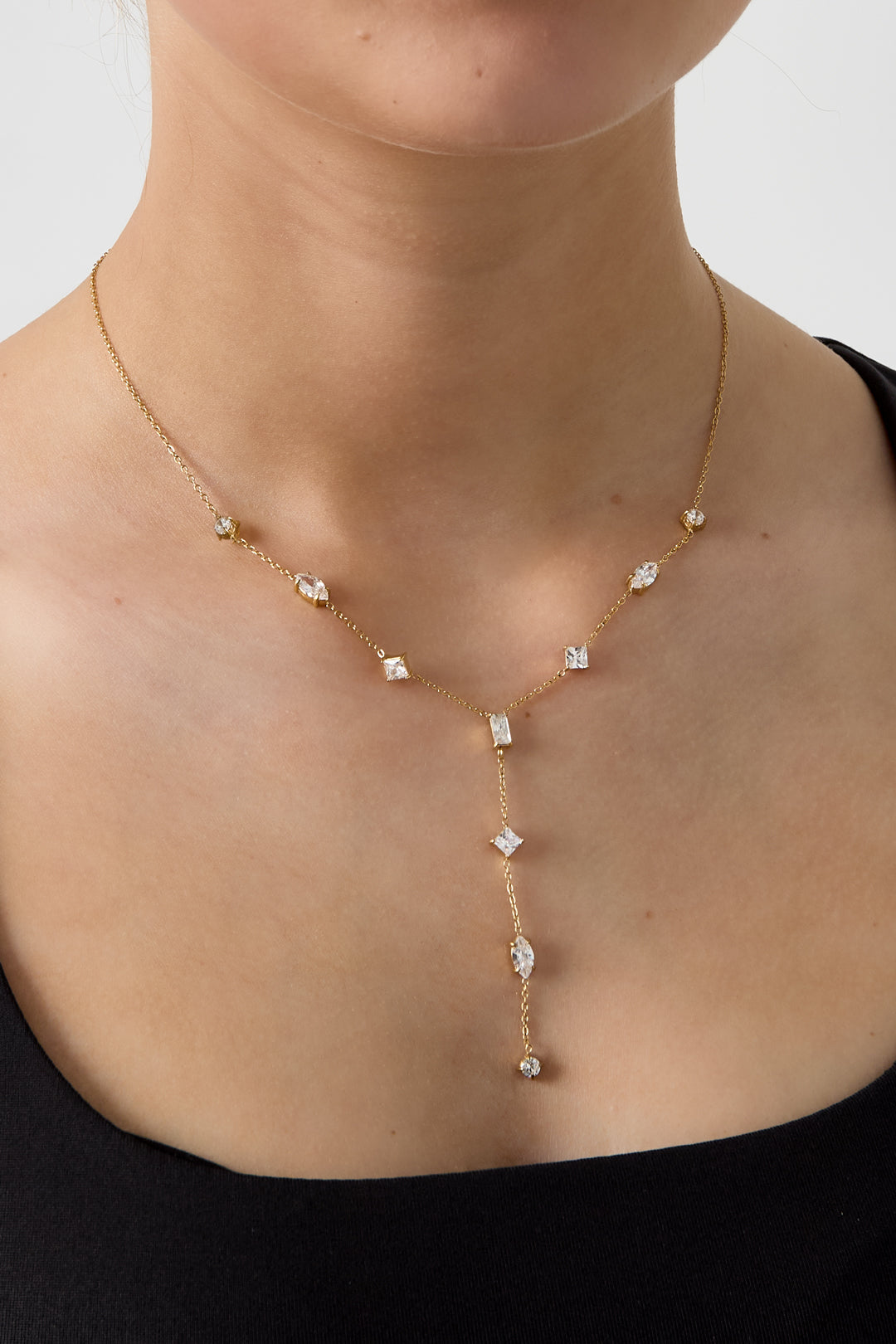 Y-Line Stone Necklace Eloise Closet Jewelry