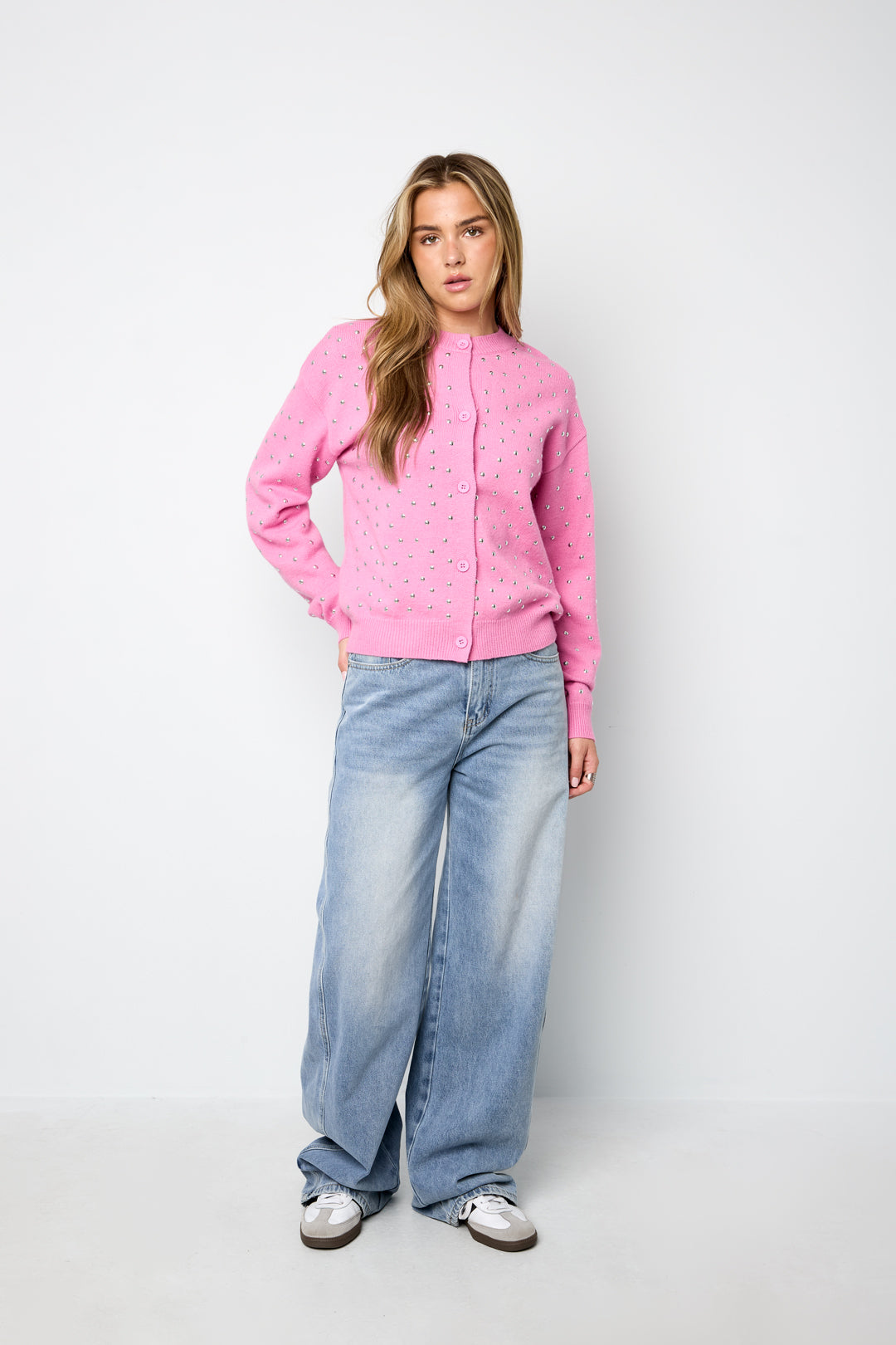 The Studded Sweater With Buttons
