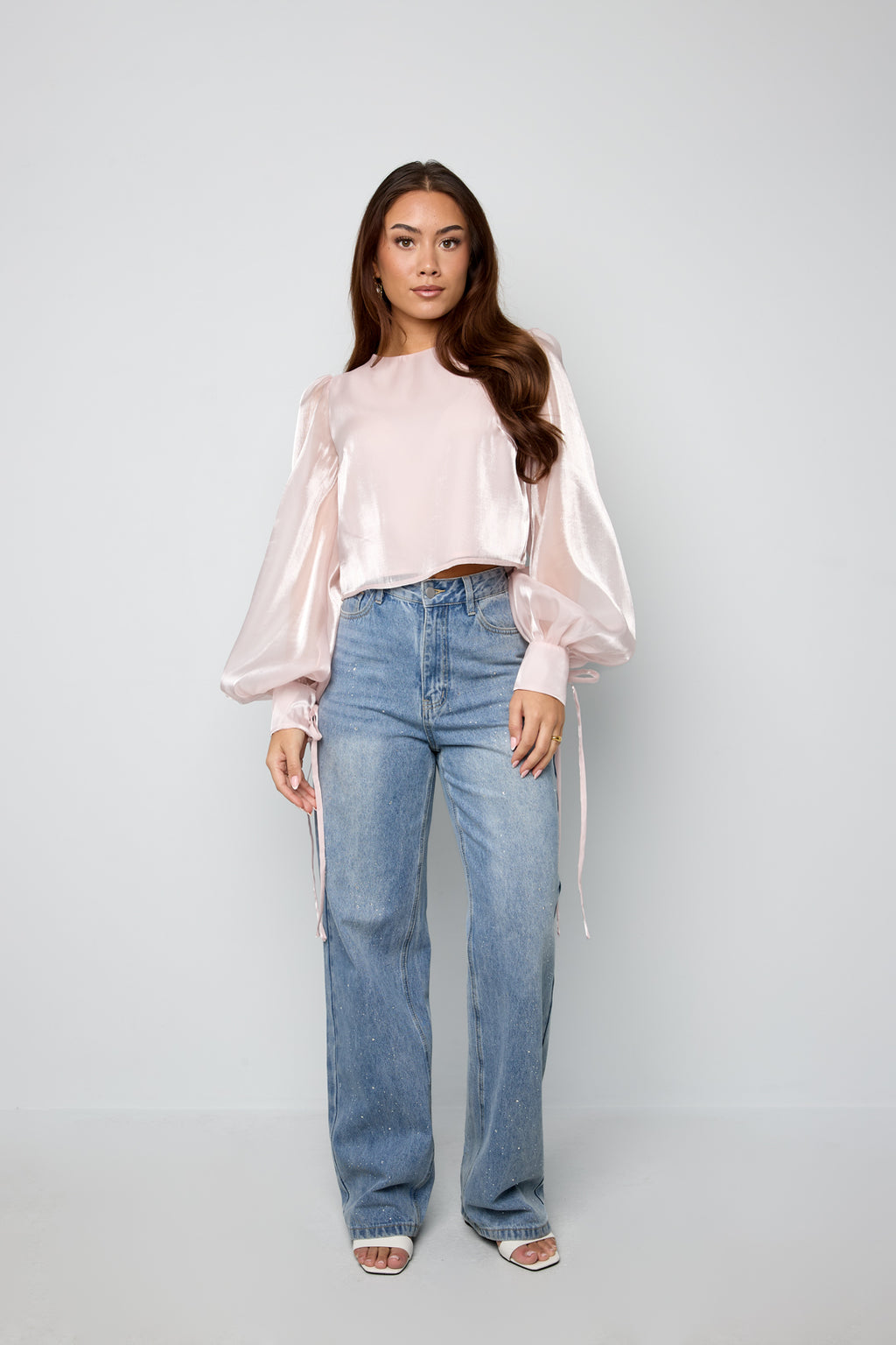 Shimmer Pearl Blouse Eloise Closet
