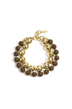 Linked bead bracelets