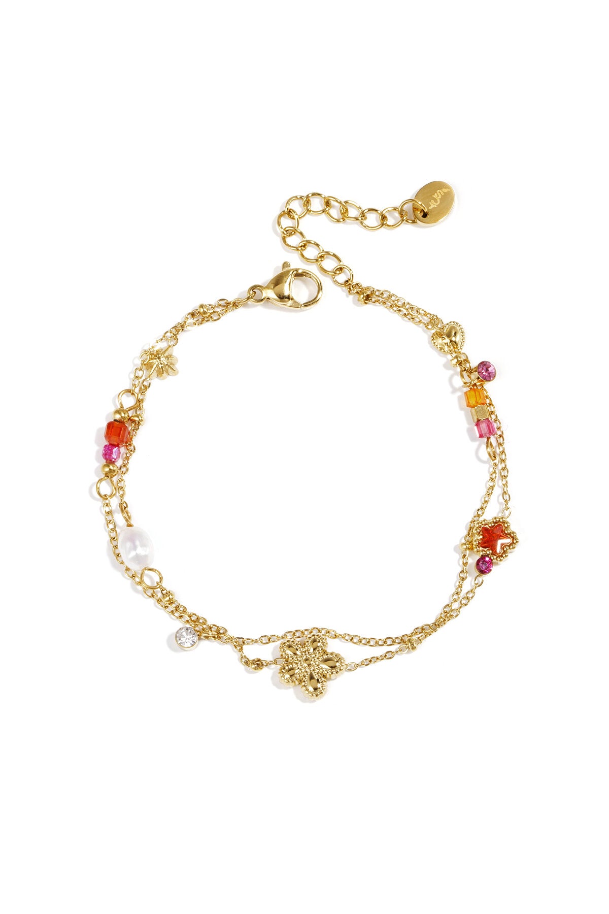 Star Flower Charm Bracelet Eloise Closet Jewelry