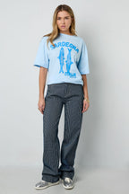 Eloise Closet Fish Print Cotton T-Shirt