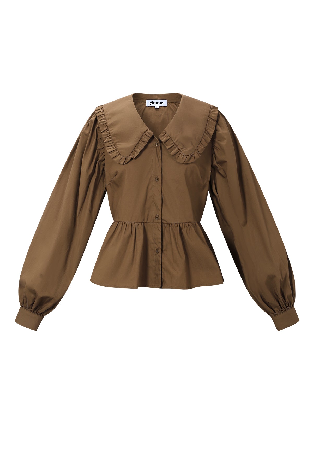 Eloise Closet Cotton Blouses & Shirts Solid 