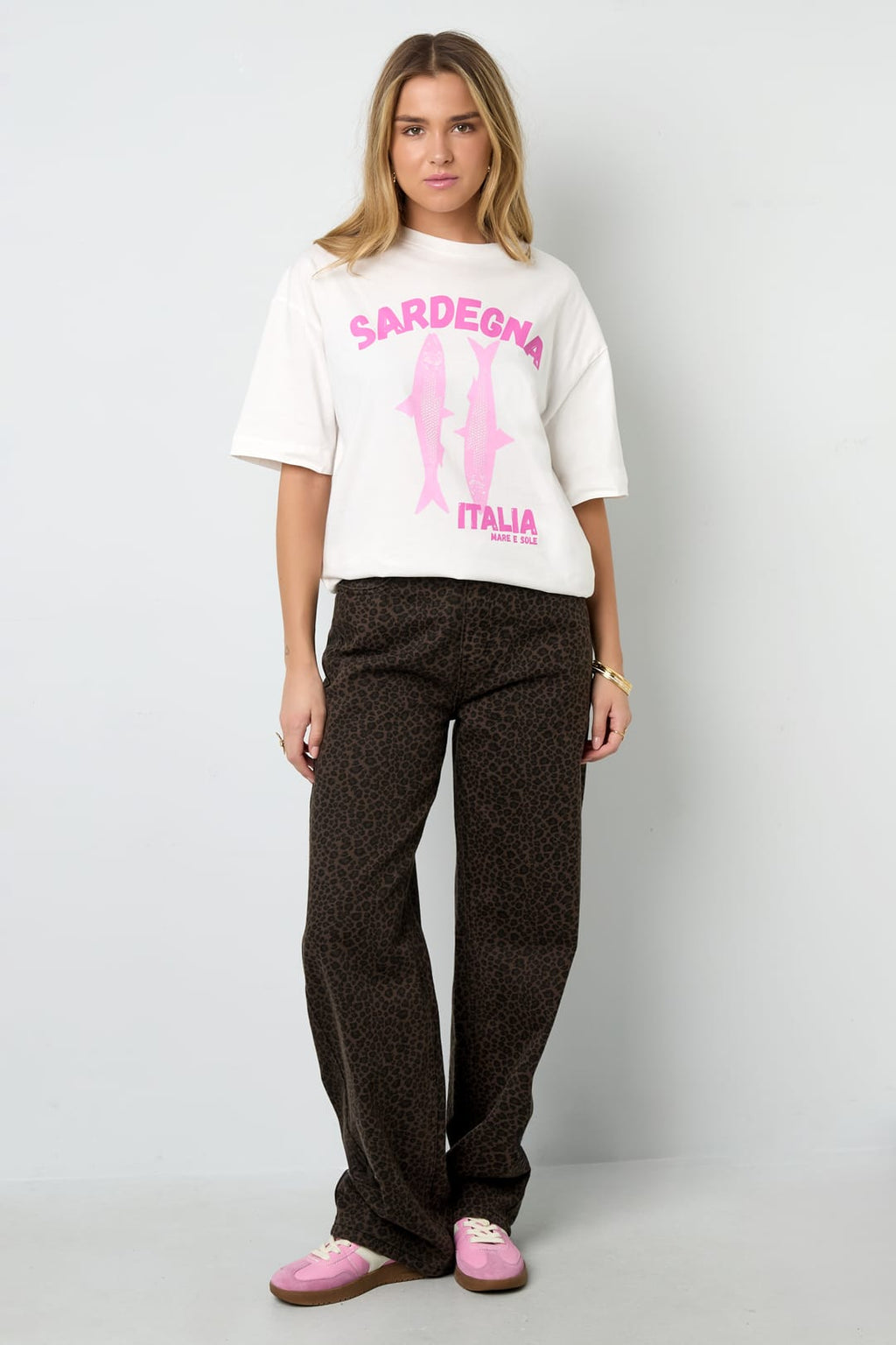 Eloise Closet Fish Print Cotton T-Shirt