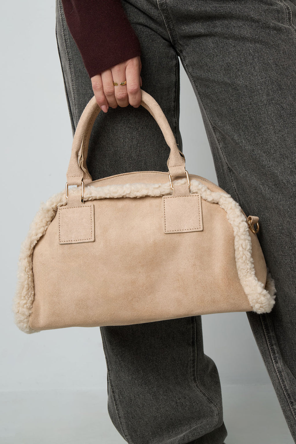 Eloise Closet Cozy Patchwork Shoulder Bag