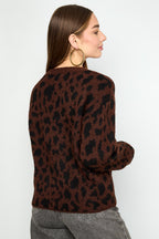 Wild Cozy Knit Sweater Eloise Closet