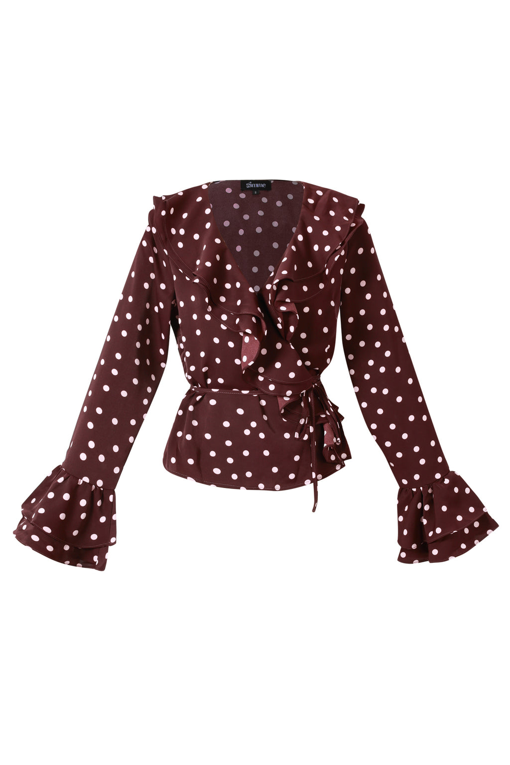 Eloise Closet Blouse Elegant Polka Dots 
