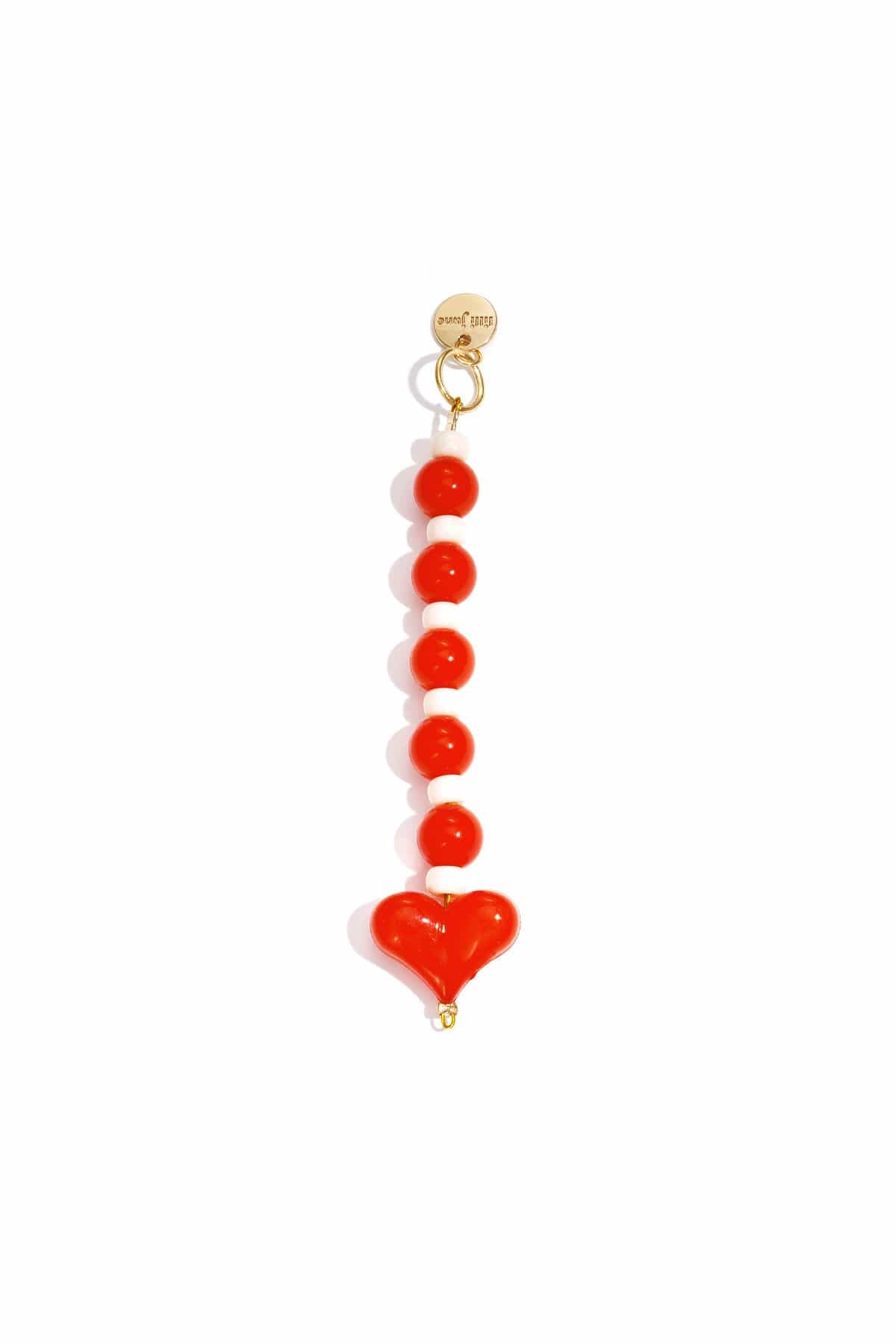 Heart Bead Bag Charm Eloise Closet Jewelry