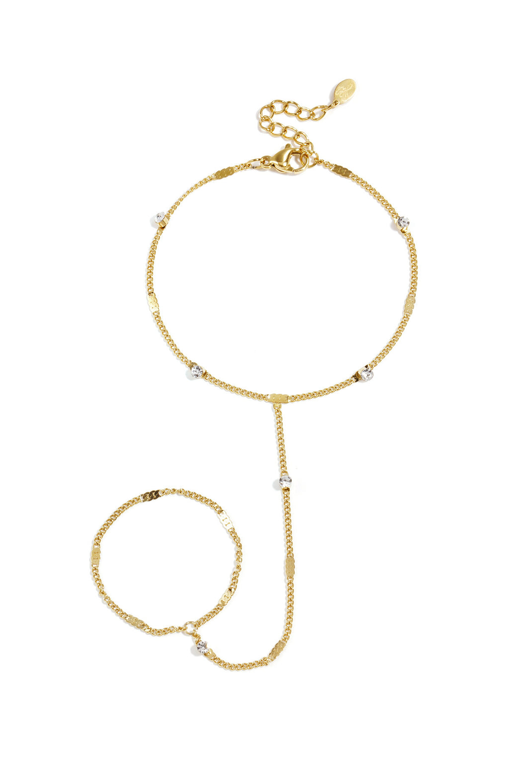 Rhinestone Hand Chain Eloise Closet Jewelry