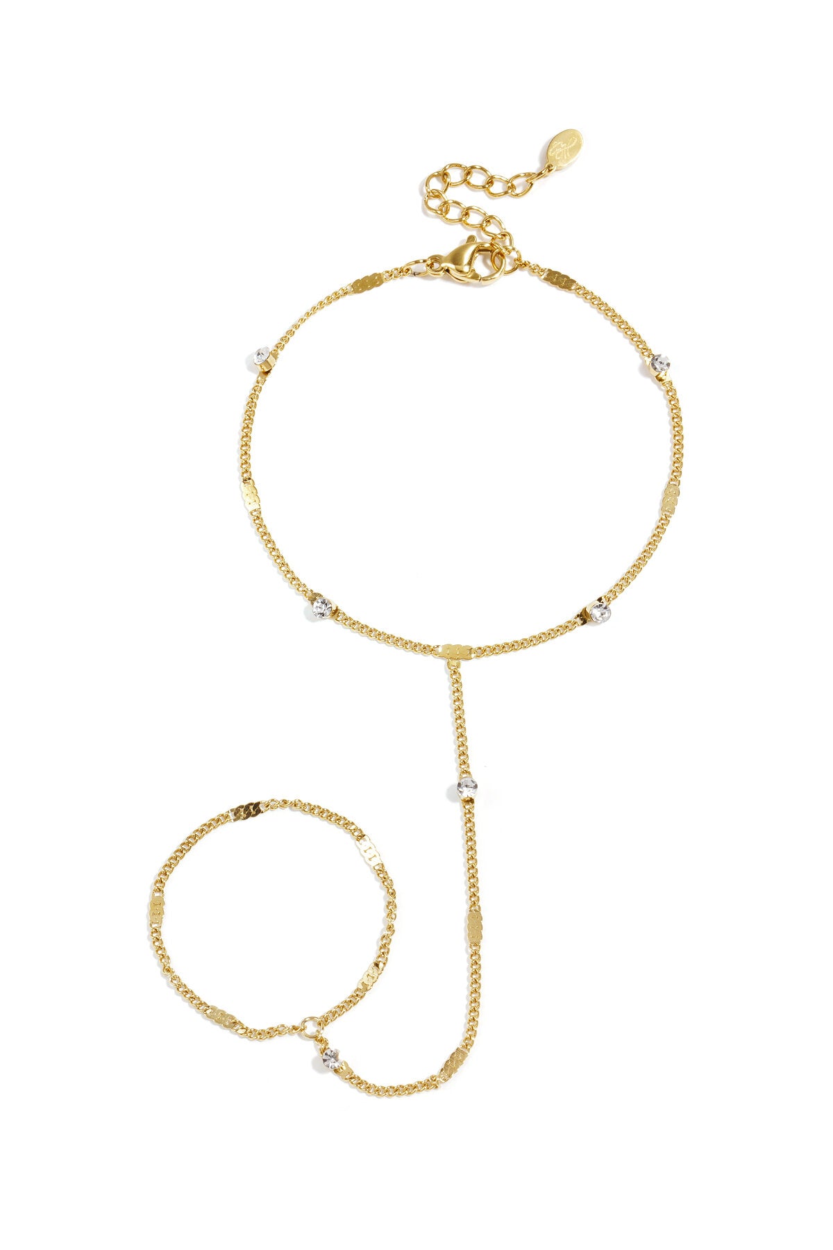 Rhinestone Hand Chain Eloise Closet Jewelry