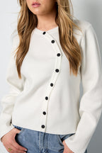 Buttoned Up Sweater