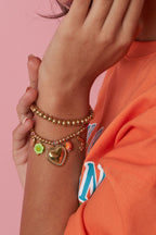 Eloise Closet Colorful Cord Bracelet with Charms