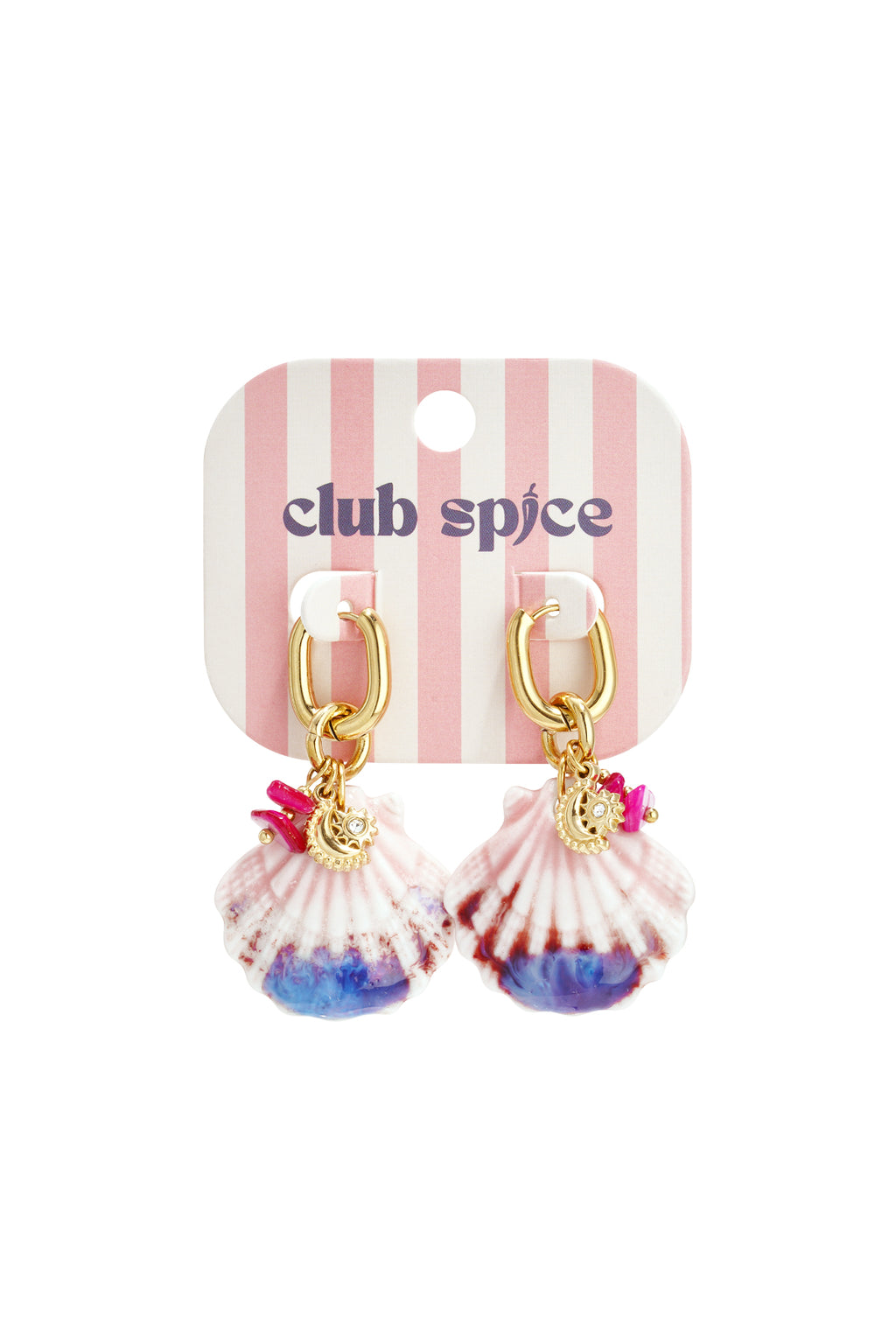 Ocean Bead Charms Shell Earrings Eloise Closet Jewelry