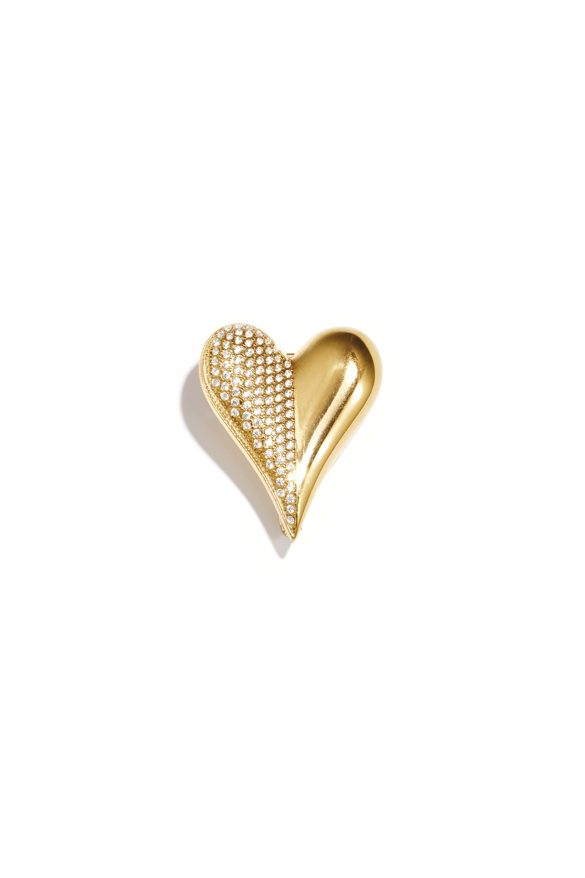 Sparkling Heart Brooch Jewelry Eloise Closet