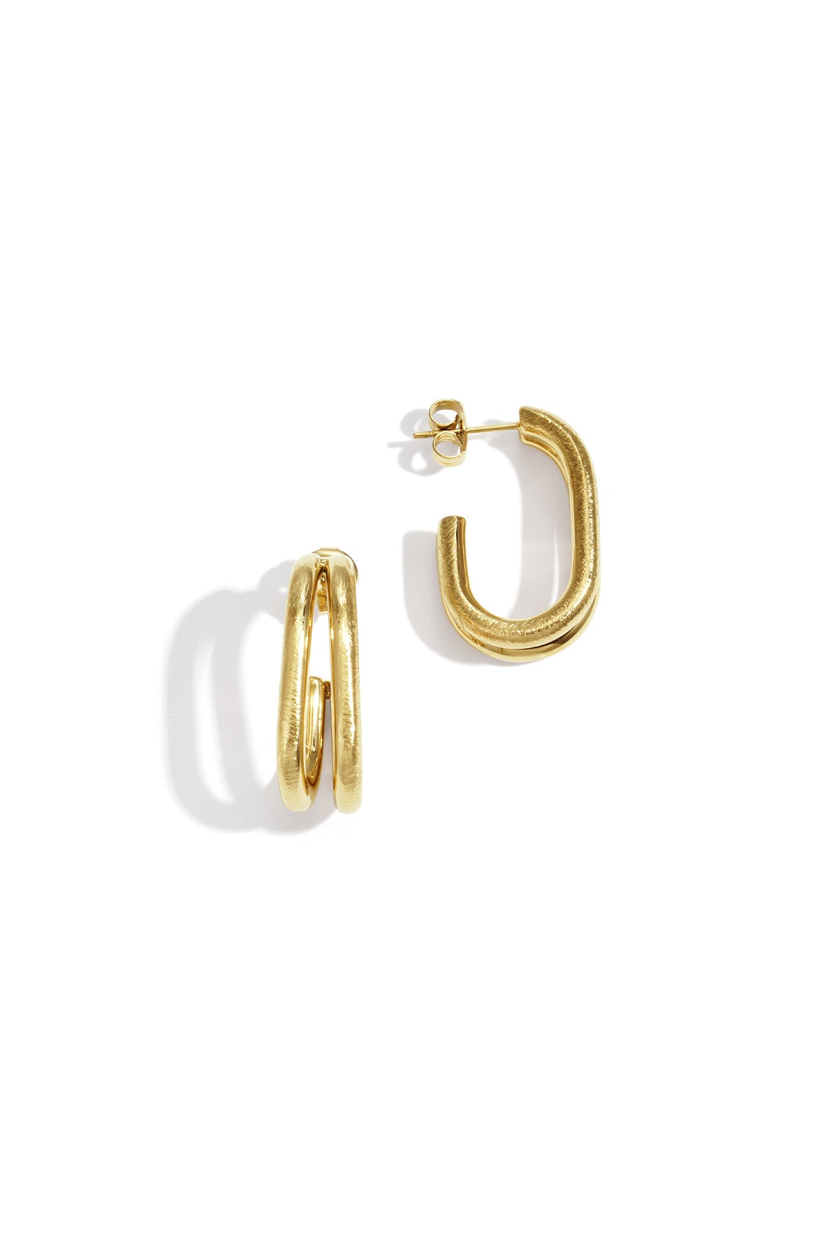 Line Detail Hoop Earrings Eloise Closet Jewelry