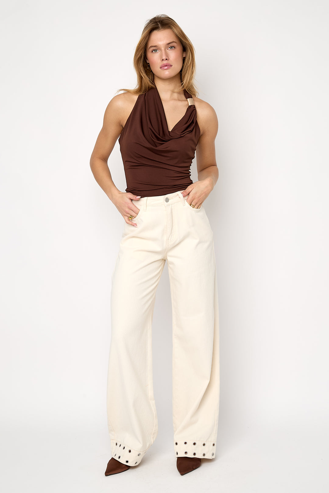Waterfall Bucle Top