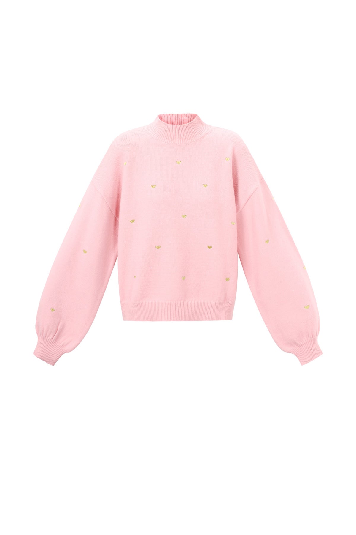 Heart Pattern Knit Sweater Eloise Closet