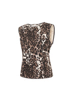 Summer Leopard Sleeveless Top Eloise Closet