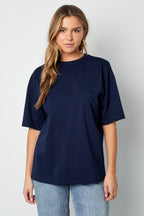 Back Letter Cotton T-Shirt Eloise Closet
