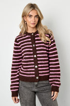 Eloise Closet Your Stripe Knit Cardigan