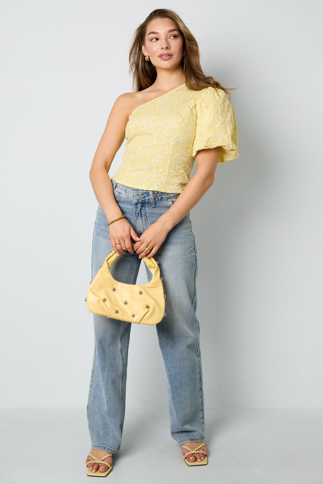 Floral Summer One-Shoulder Top Eloise Closet