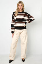 Lola Stripe Knit Sweater Eloise Closet