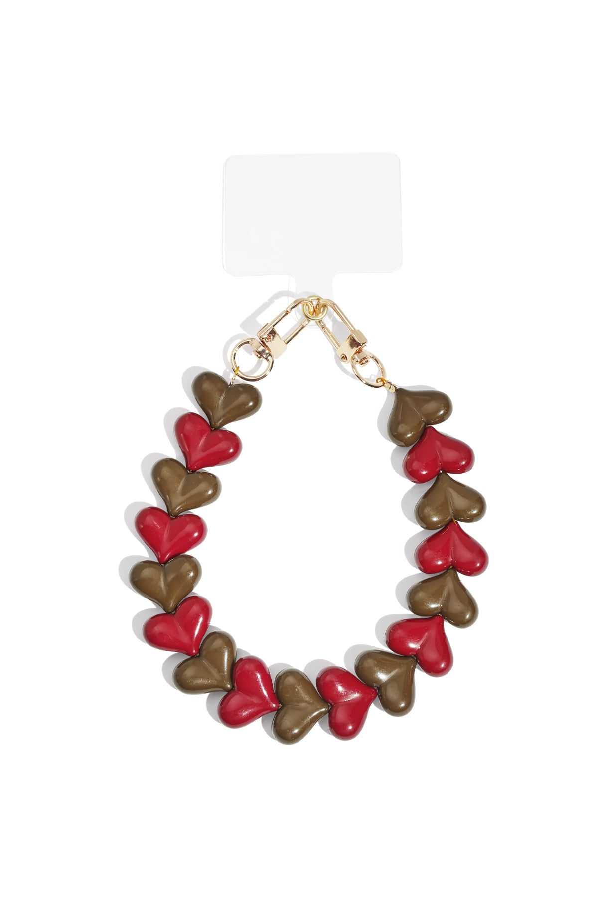 Double Heart Phone Cord Eloise Closet Jewelry