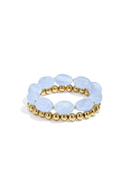 Bracelet set with organic beads