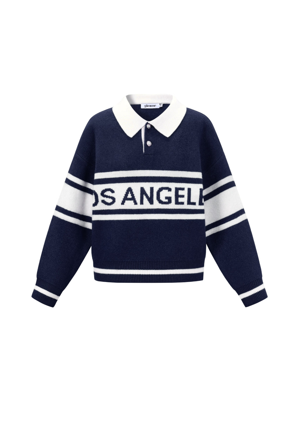 City Letter Collar Sweater Eloise Closet