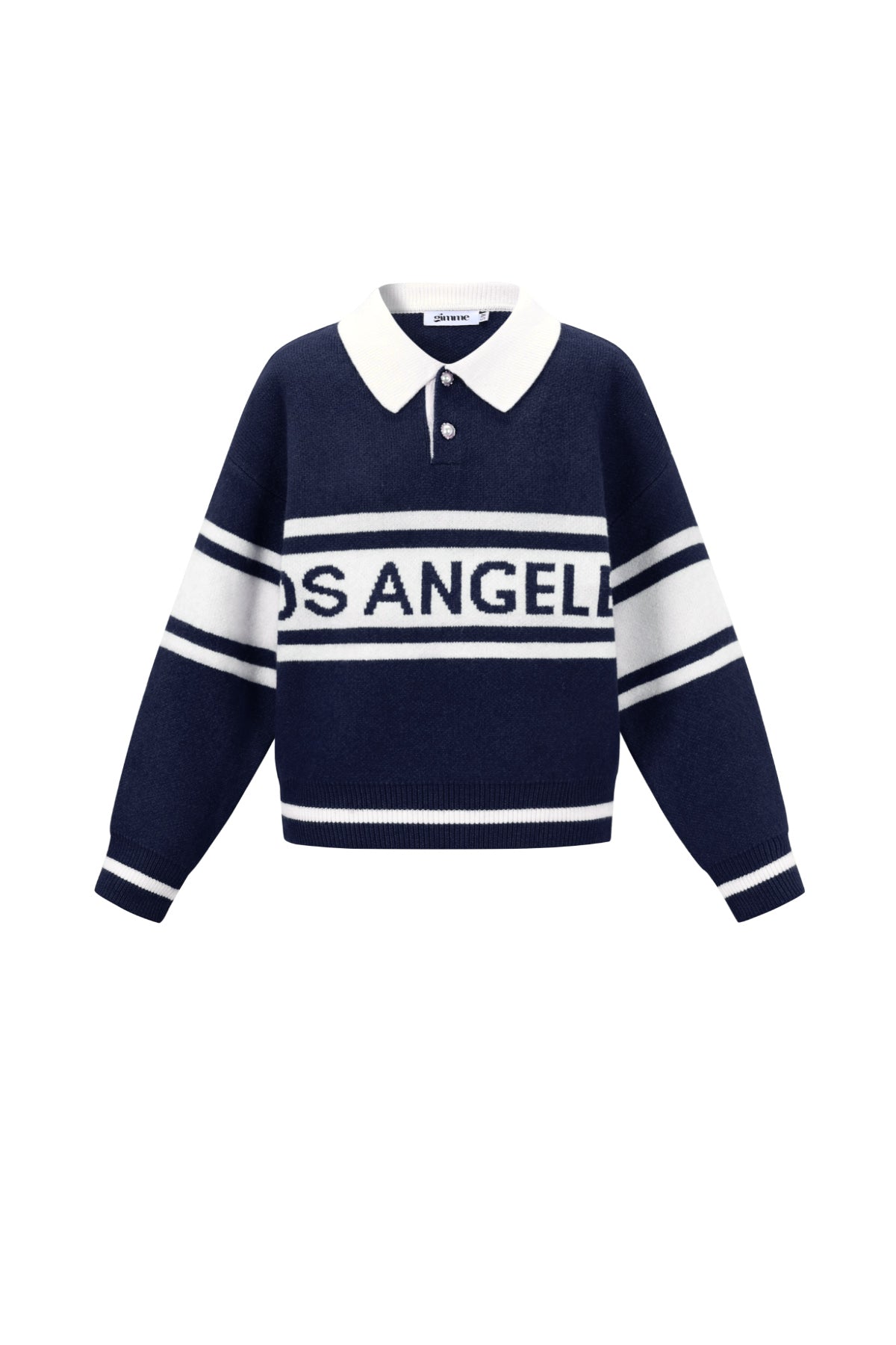 City Letter Collar Sweater Eloise Closet