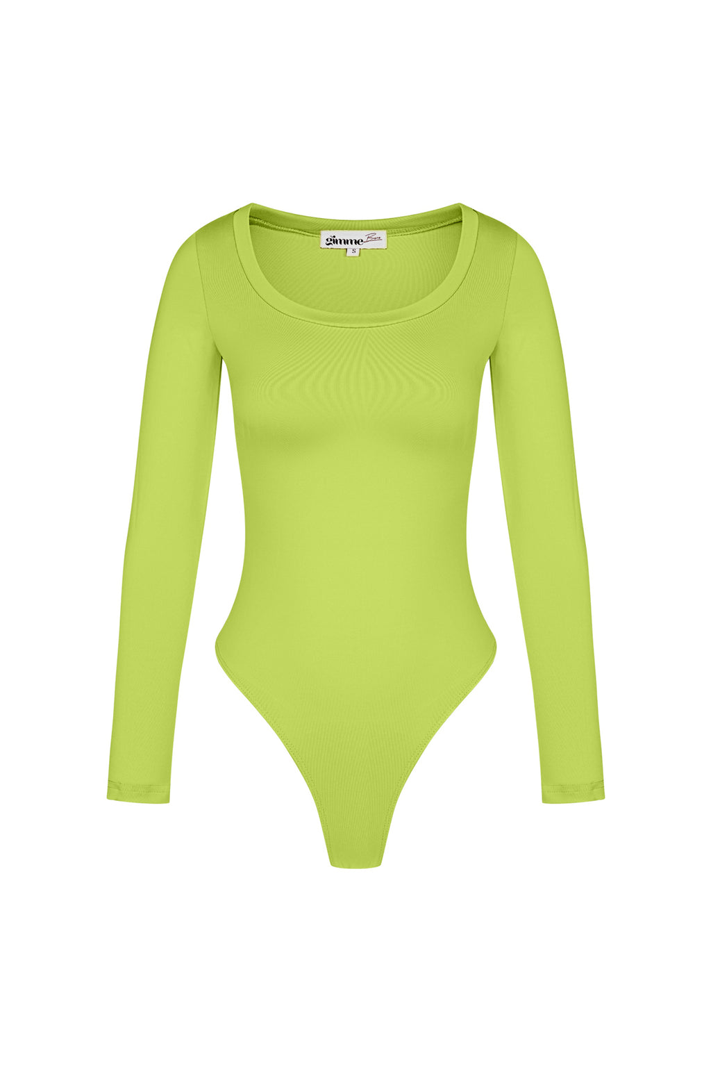 Eloise Closet  Stretch Long Sleeve Bodysuit Polyester High Stretch Form-Fitting