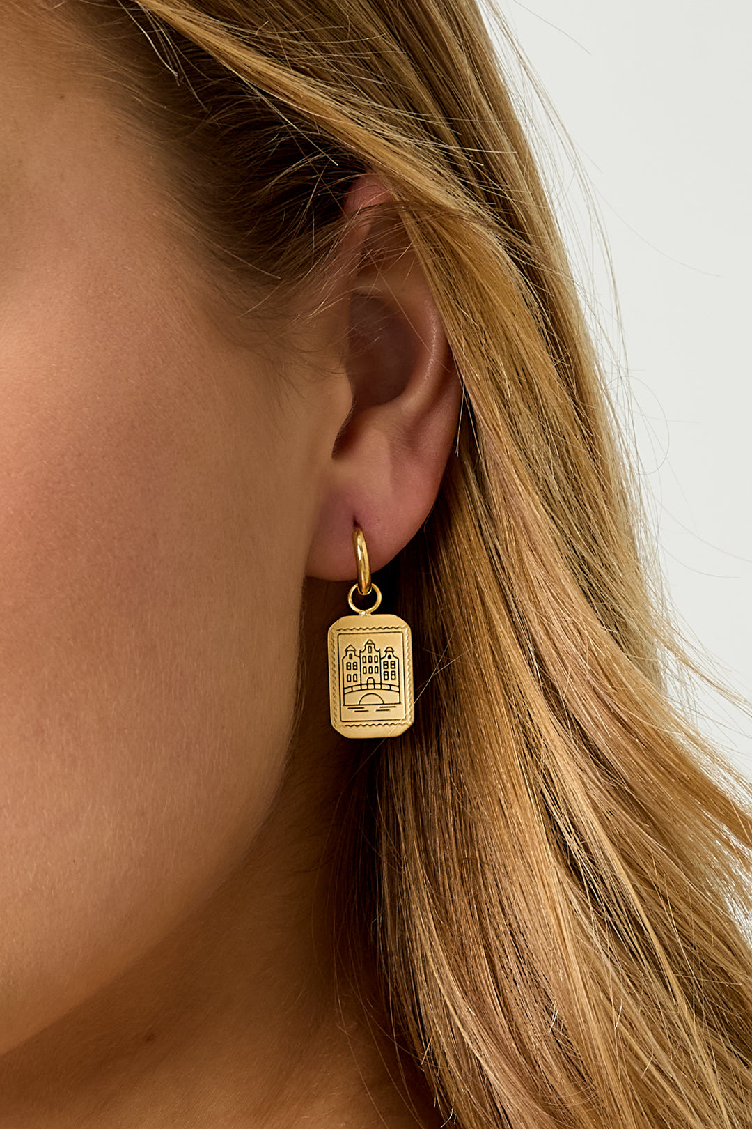 xxx Amsterdam Canal House Earrings  Stainless Eloise Closet