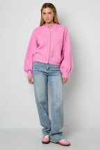 Elosie loset Knit Cardigan Casual Solid Color